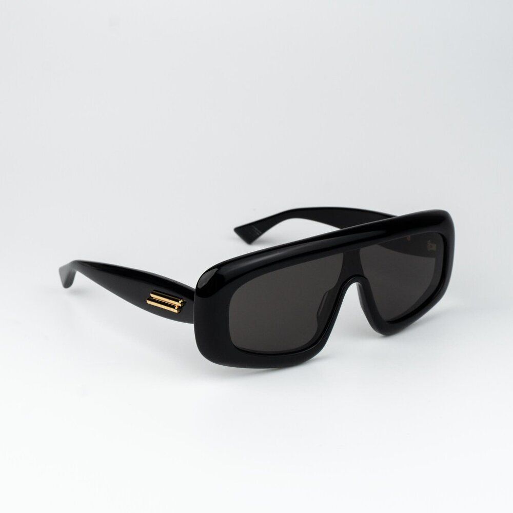 Bottega Veneta Men Sunglasses Black Shield BV1281S 001 BRAND NEW